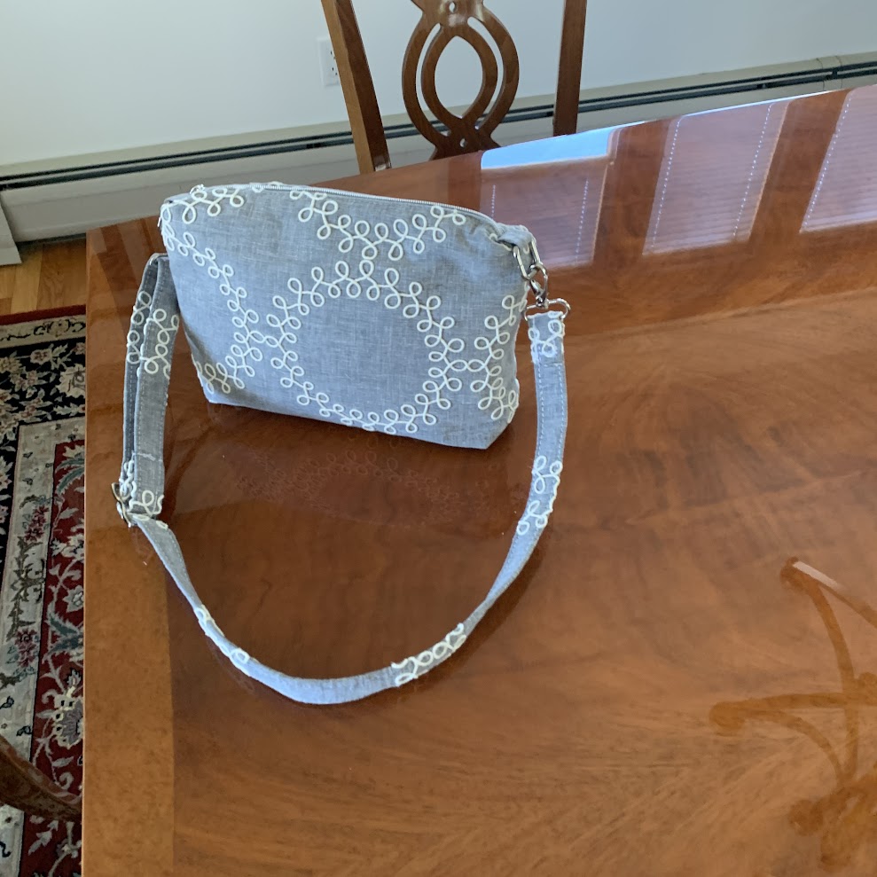 Home decor fabric crossbody bag