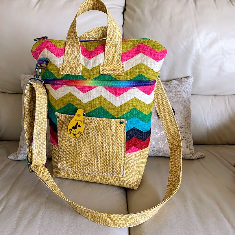 colorful and unique large tote