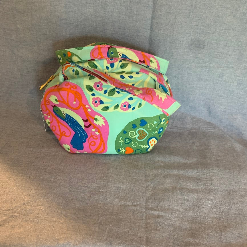 Insulated lunch bag with waterproof canvas lining.