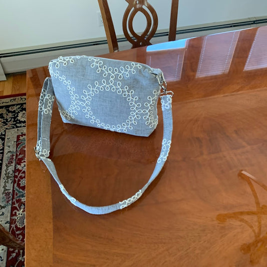 Home decor fabric crossbody bag
